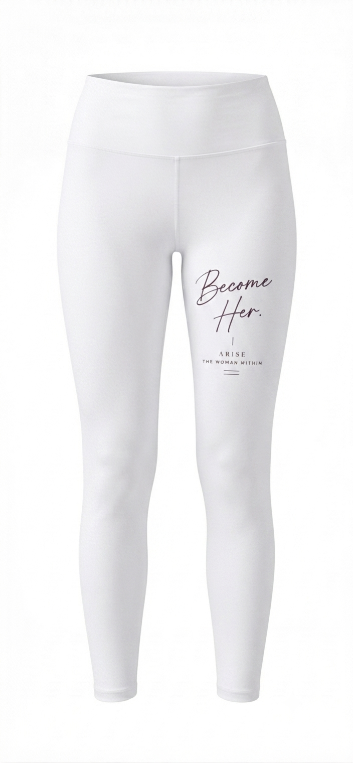 Arise Customized Leggings (White Color)