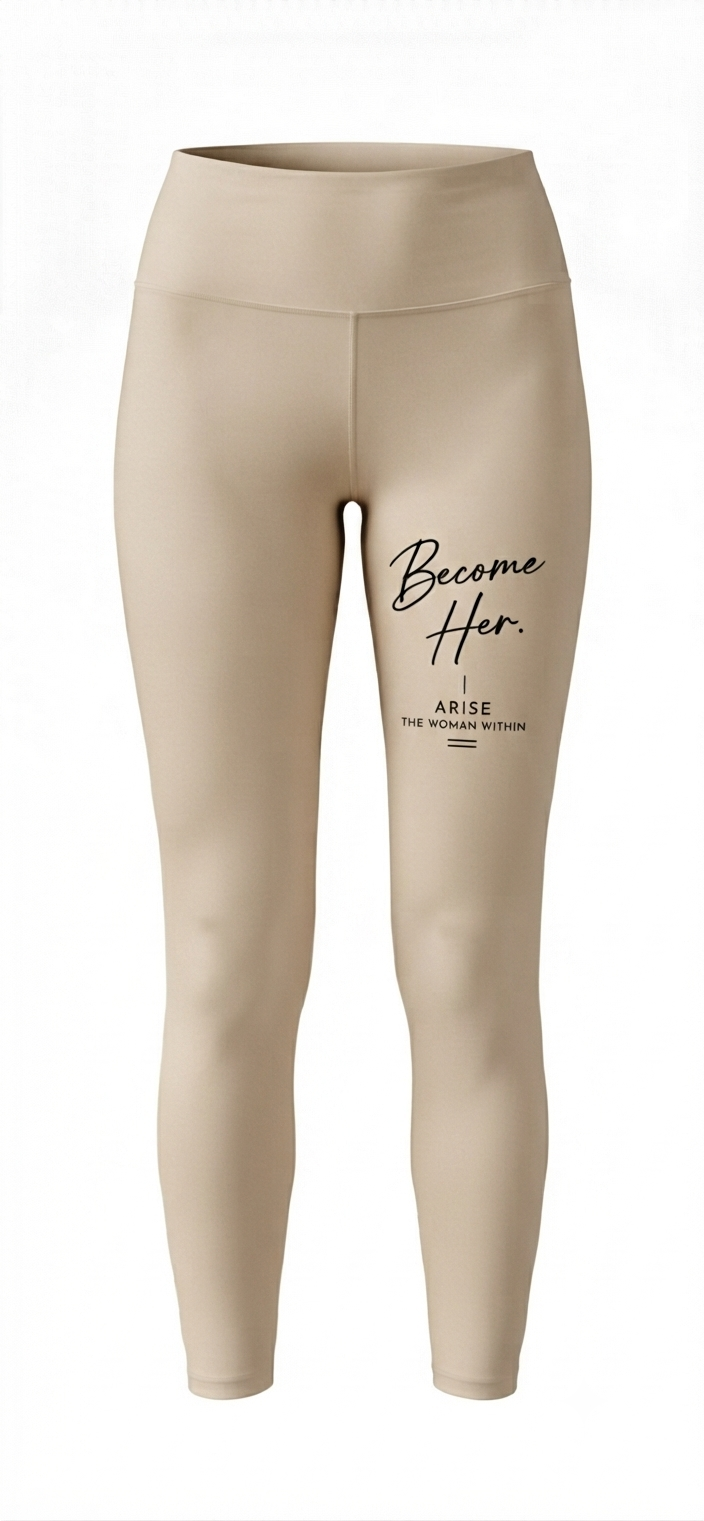 Arise Customized Leggings (Beige Color)