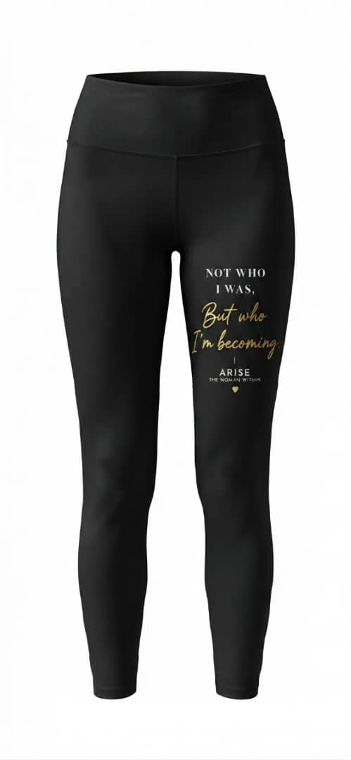Arise Customized Leggings (Beige Color) Design 01