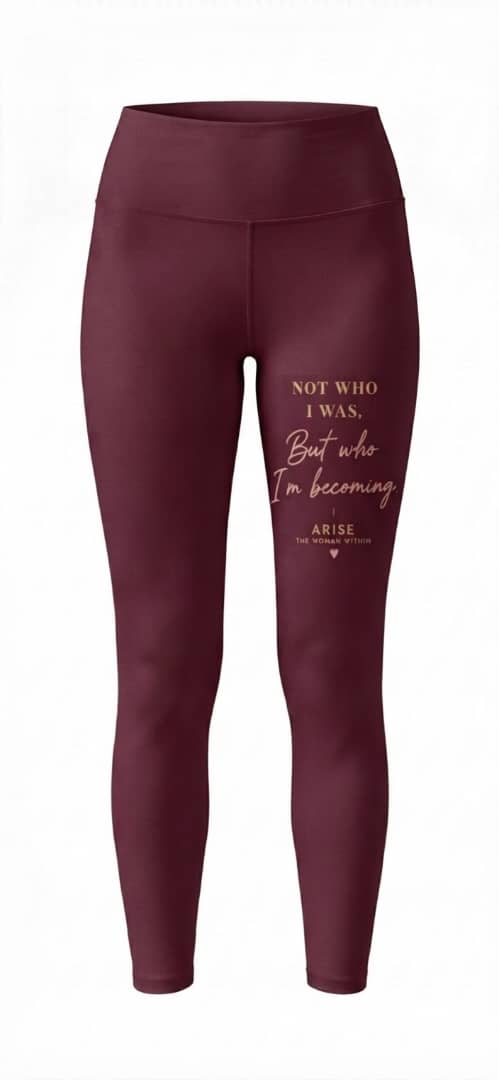 Arise Customized Leggings (Beige Color) Design 01